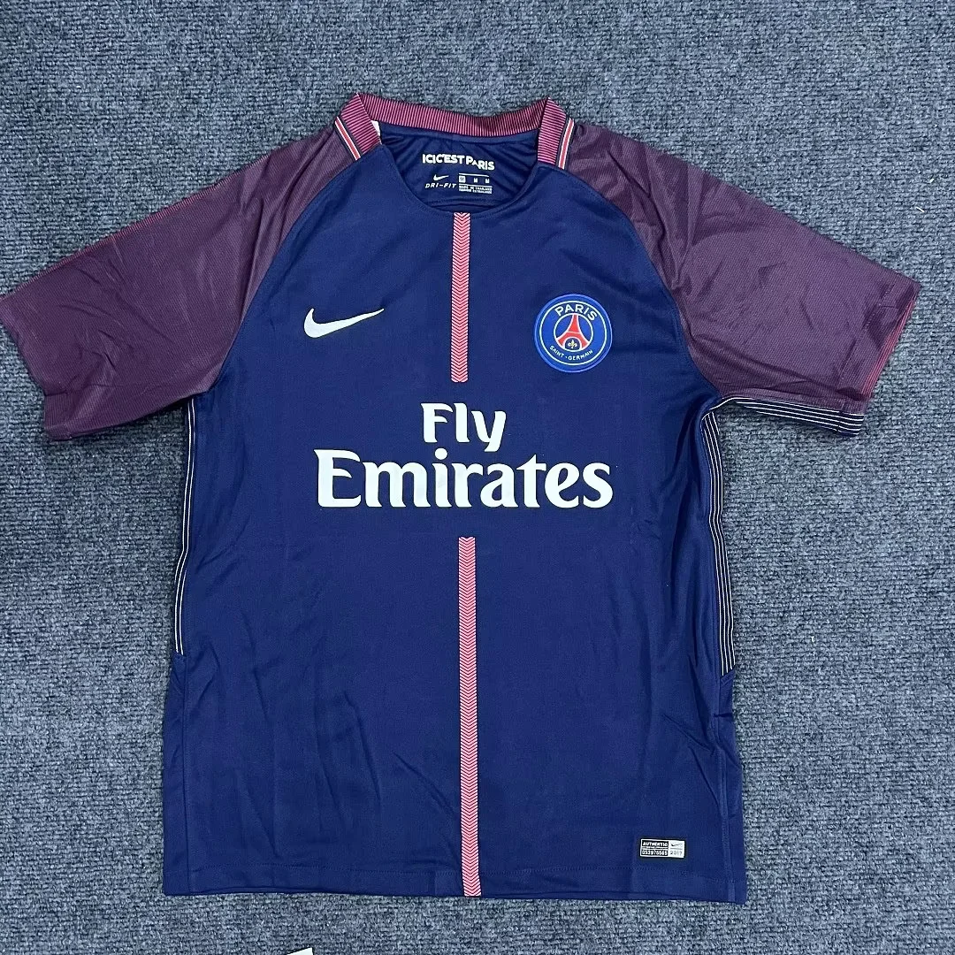 2018/17 Retro Paris Home Blue Soccer Jersey 1:1 Thai Quality