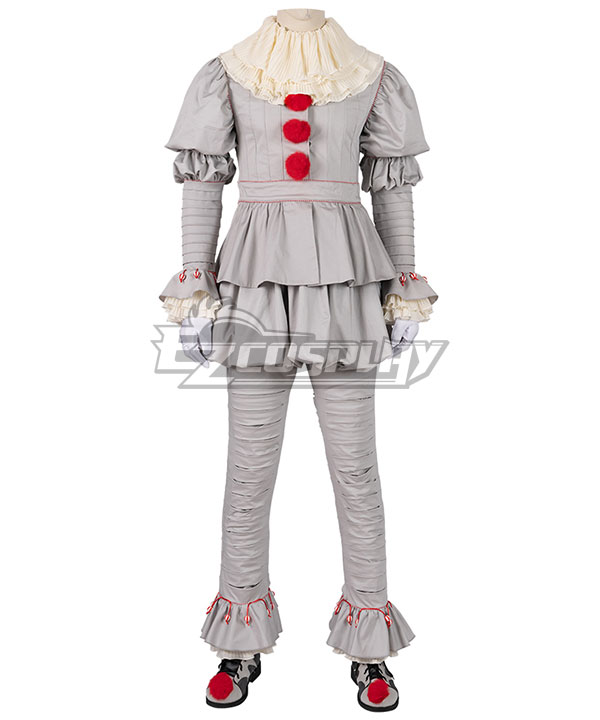 Halloween Clown Horror Doll Scary Devil Joker Cosplay Costume