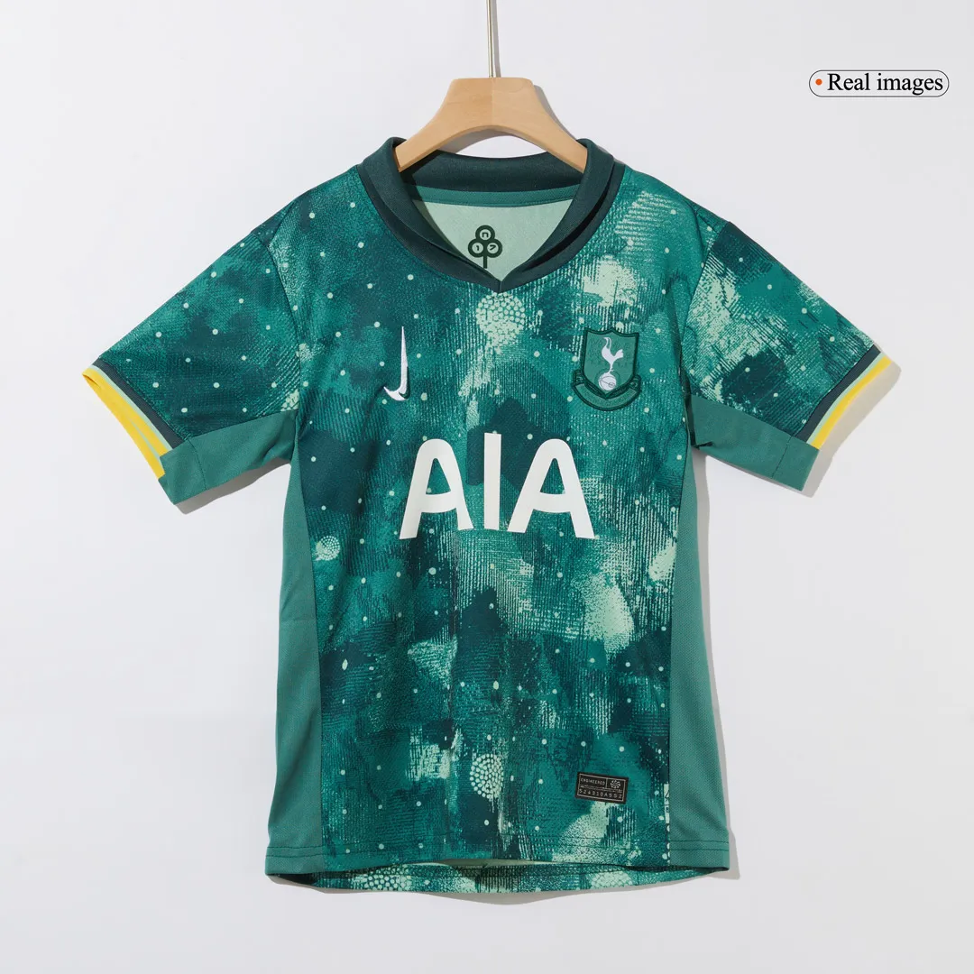 24-25 Tottenham Hotspur Third Kid Kits Youth Apparels Football Jersey