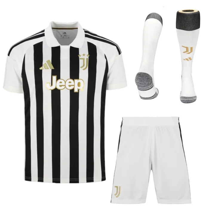 Kids Juventus Home Suit & Socks 26/27