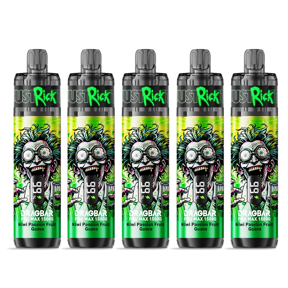 [5-Pack Bundle] Dragbar Pro Max 15K Disposable Vape (2%,15000 Puffs)