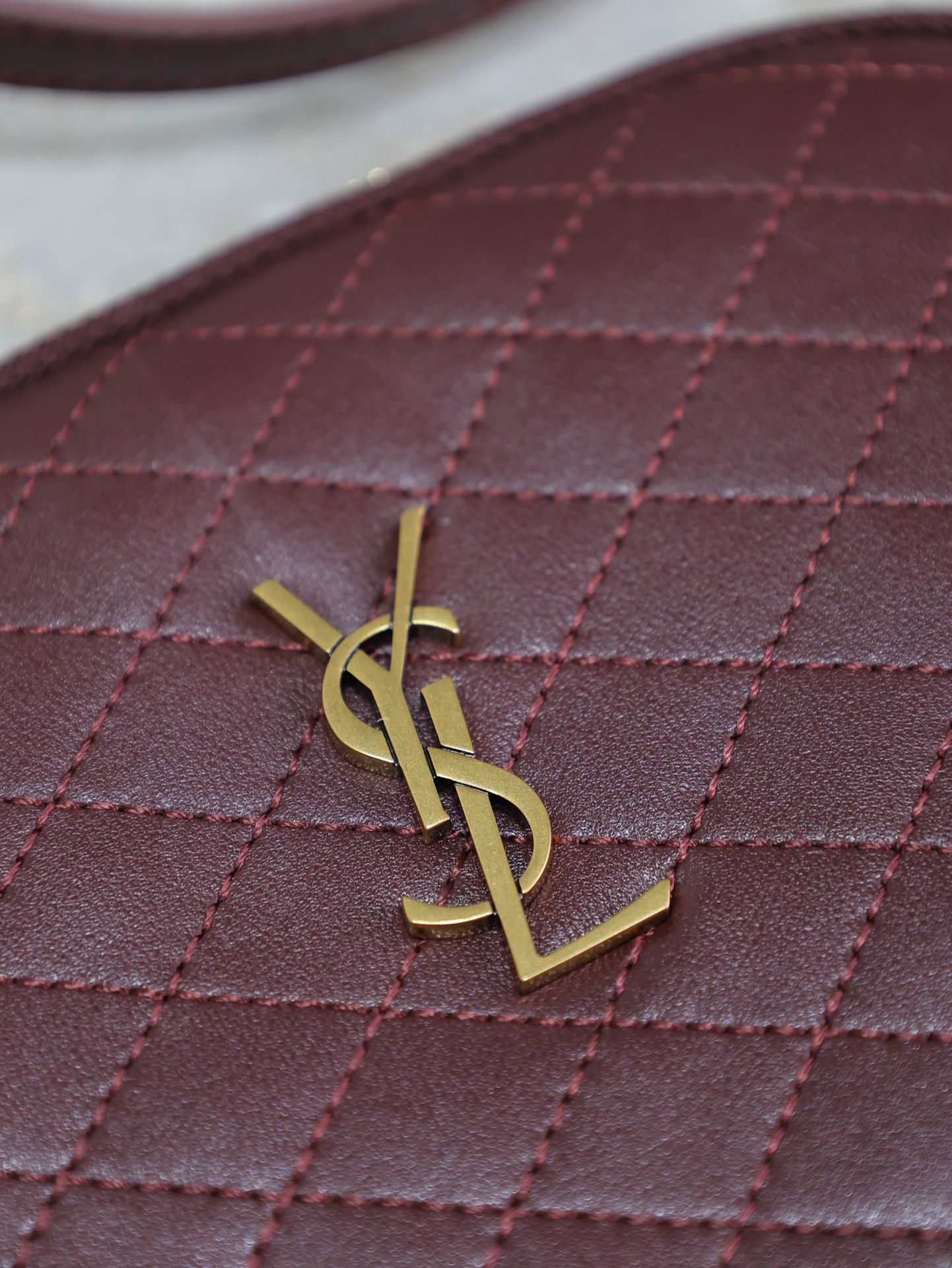Saint Laurent YSL GABY sheepskin leather camera bag