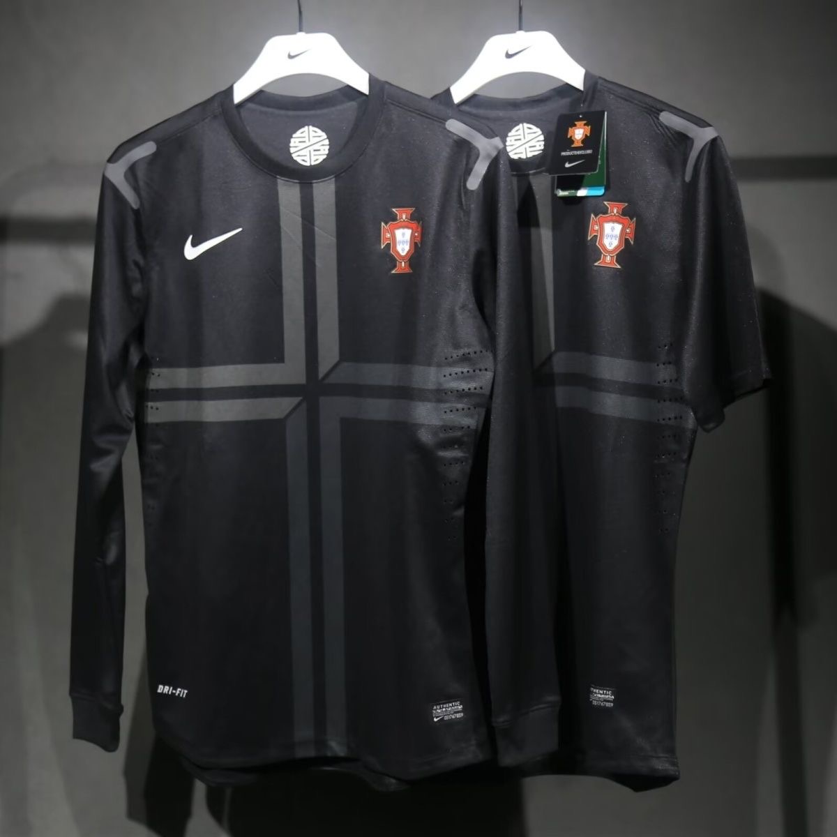 Retro 2013 Portugal  European Cup Home Player Long Sleeves Edition