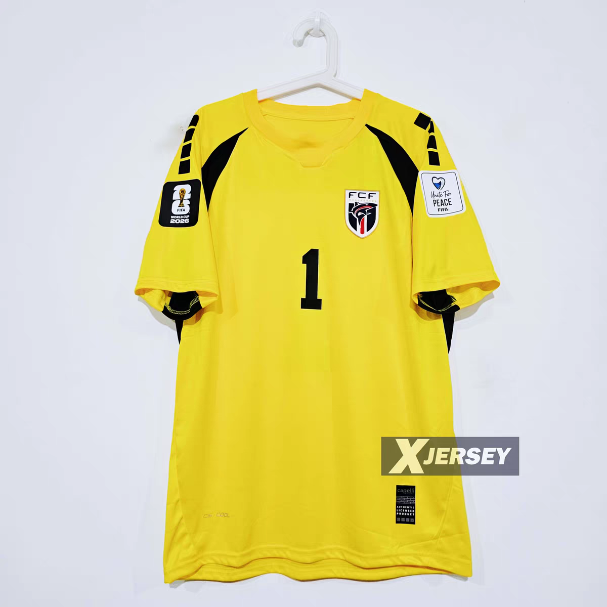 26/27 Cape Verde World Cup goalkeeper short sleeved jersey | Soc Jersey - Premium Football Jersey