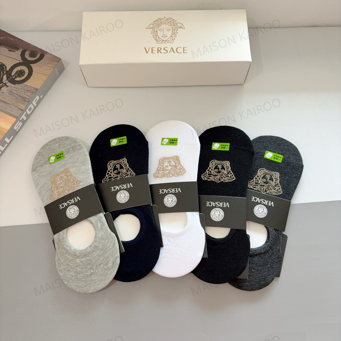 Versace Socks 5-Pack - KAIROO
