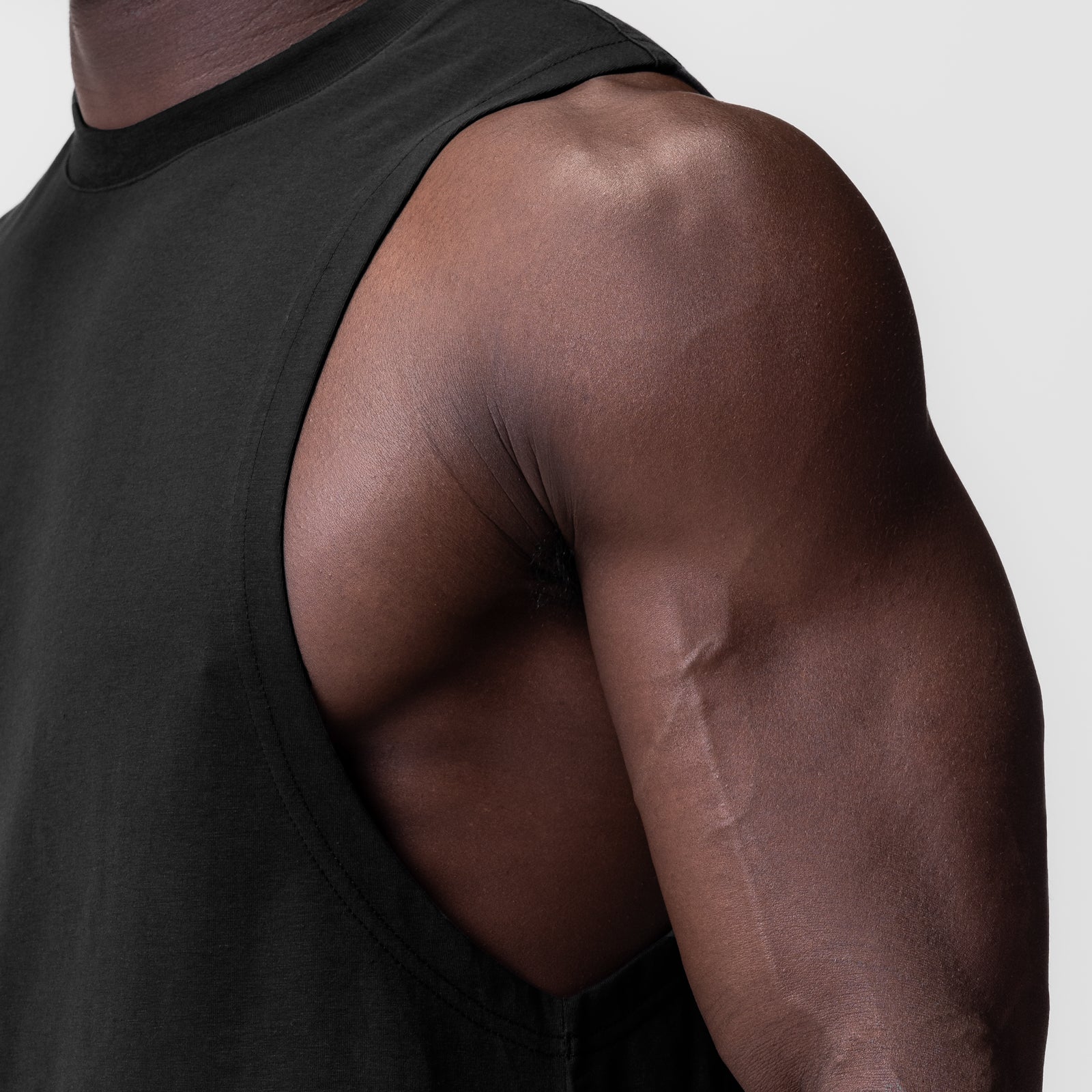 0926. Supima Muscle Tank - Black