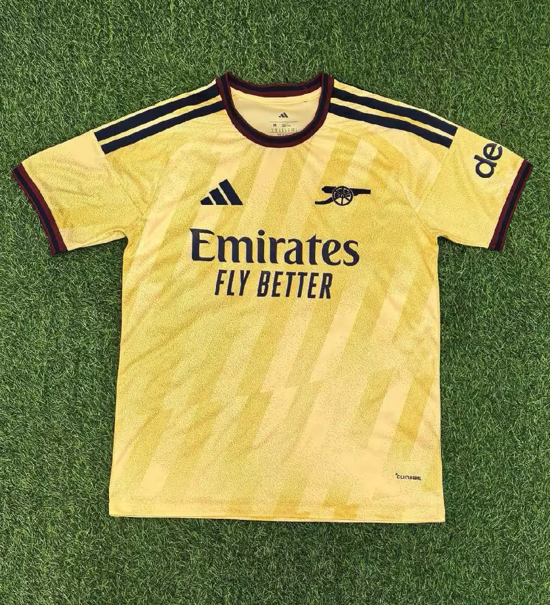 2026-27 Arsenal third Away Yellow Fans Football Shirt 1:1 Thai Quality