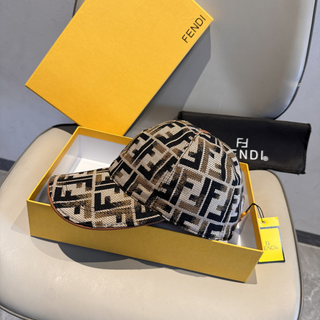 Fendi FF Logo Baseball Cap