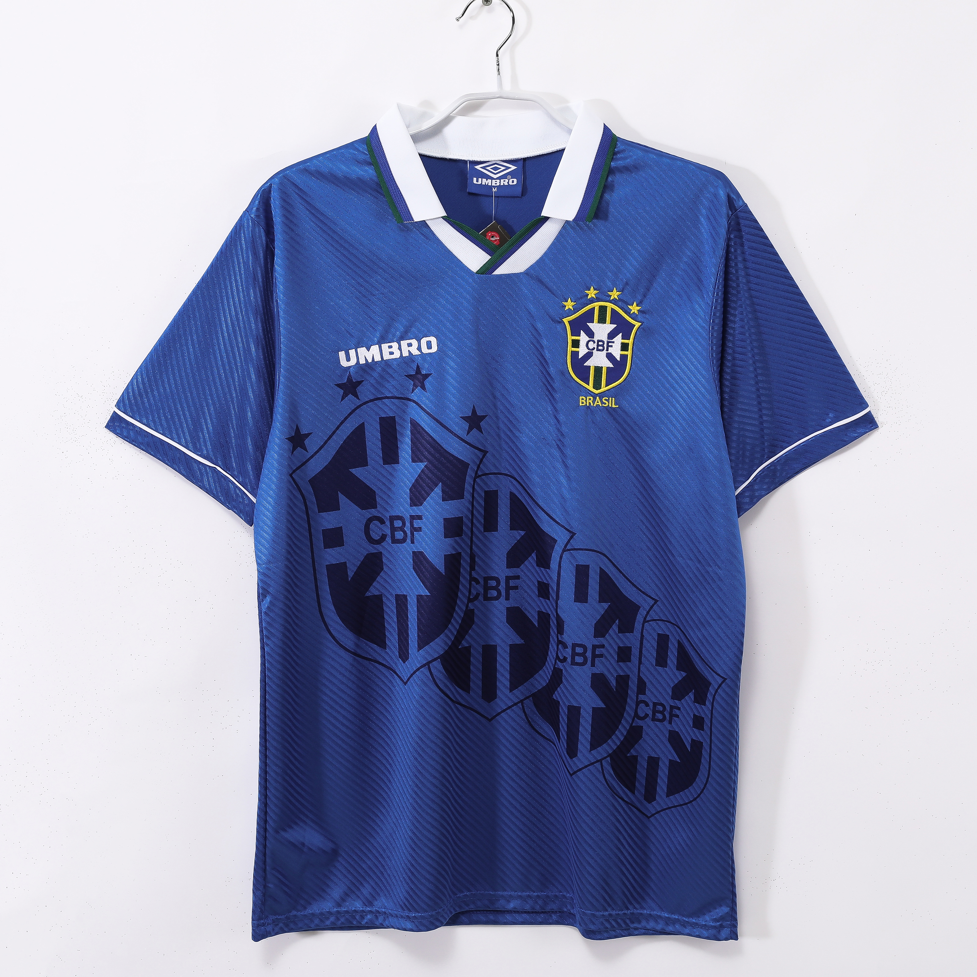 Retro  Brazil 1996 Away Blue