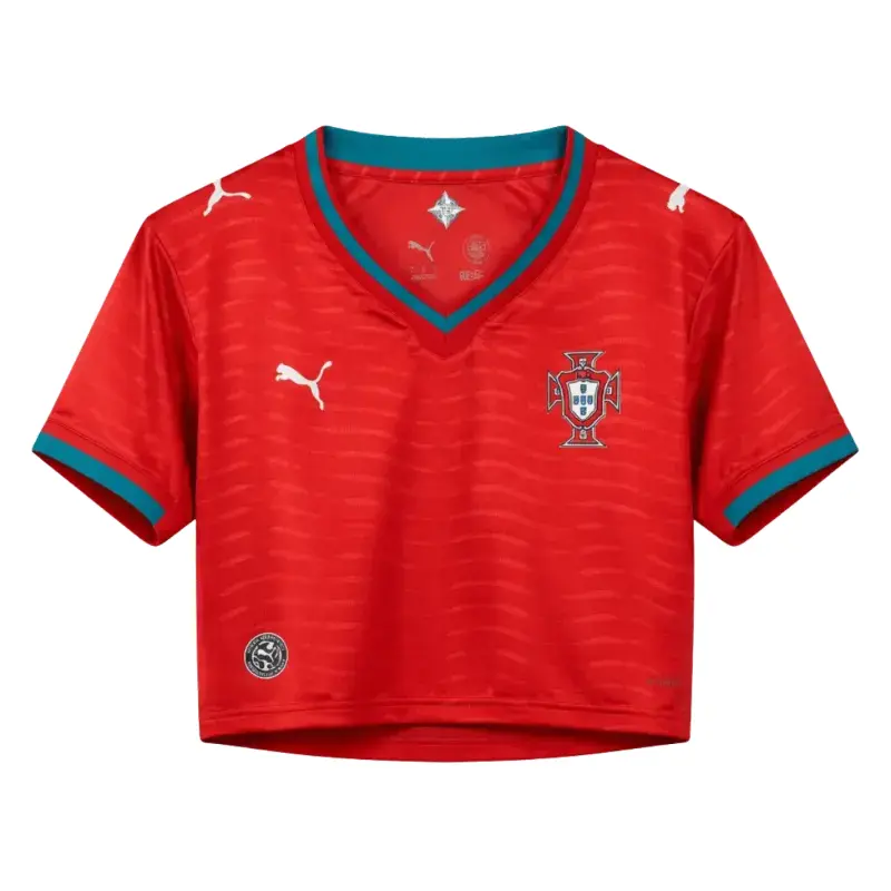 2026 Portugal Crop Top Home Jersey