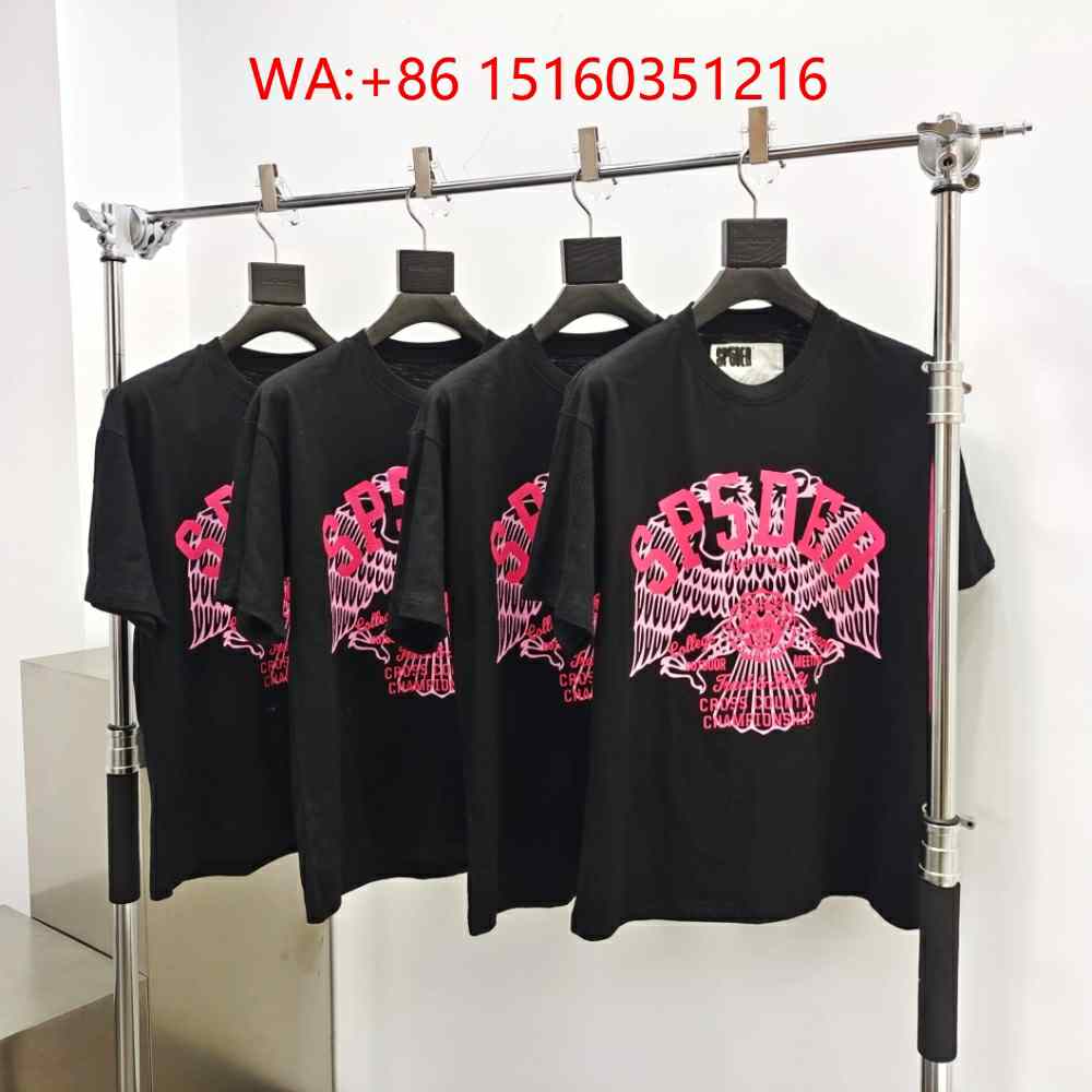 1:1 SP5DER WORLDWIDE T-shirt 01 Collection for men, Streetwear tee