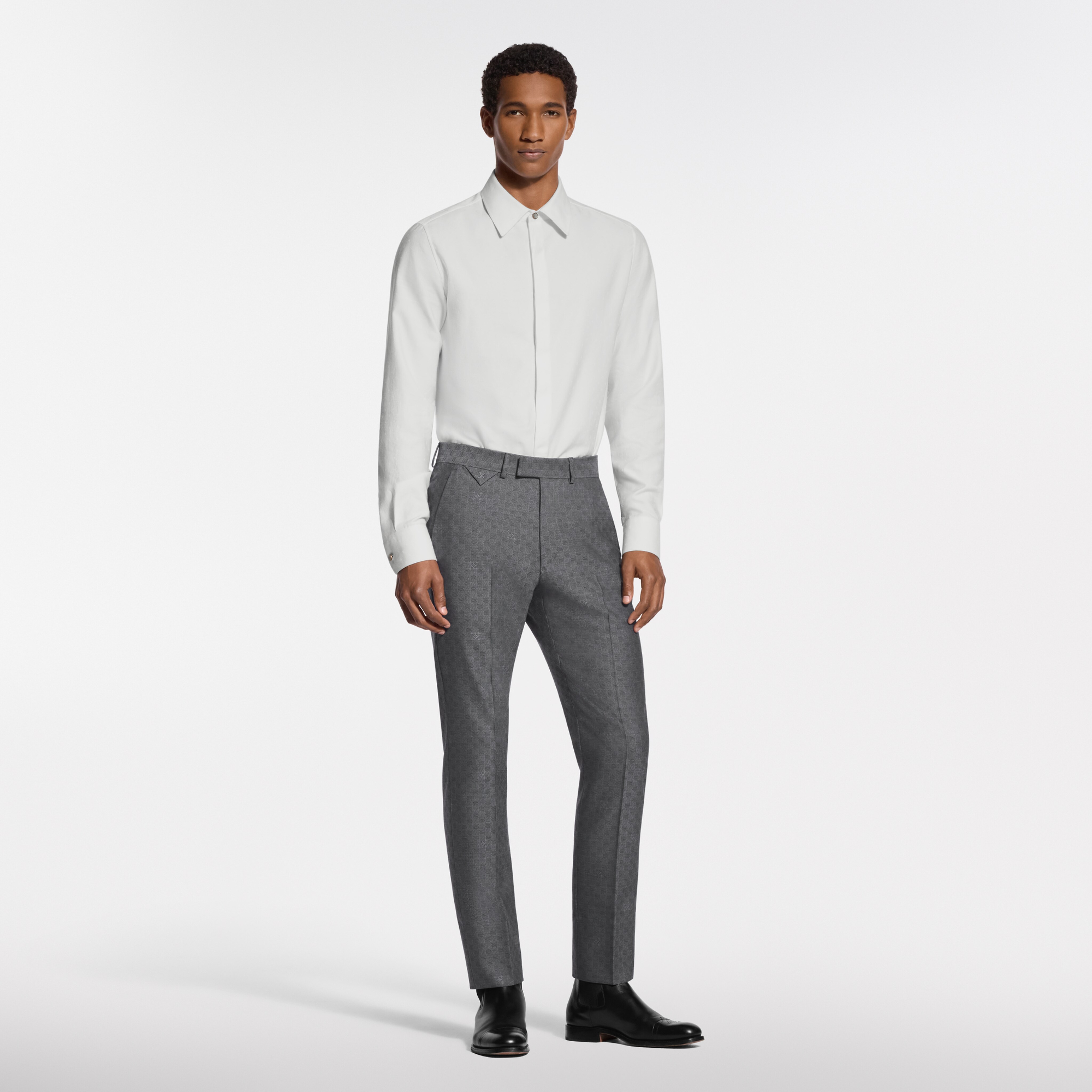 モノグラム ロングスリーブ イブニングシャツ