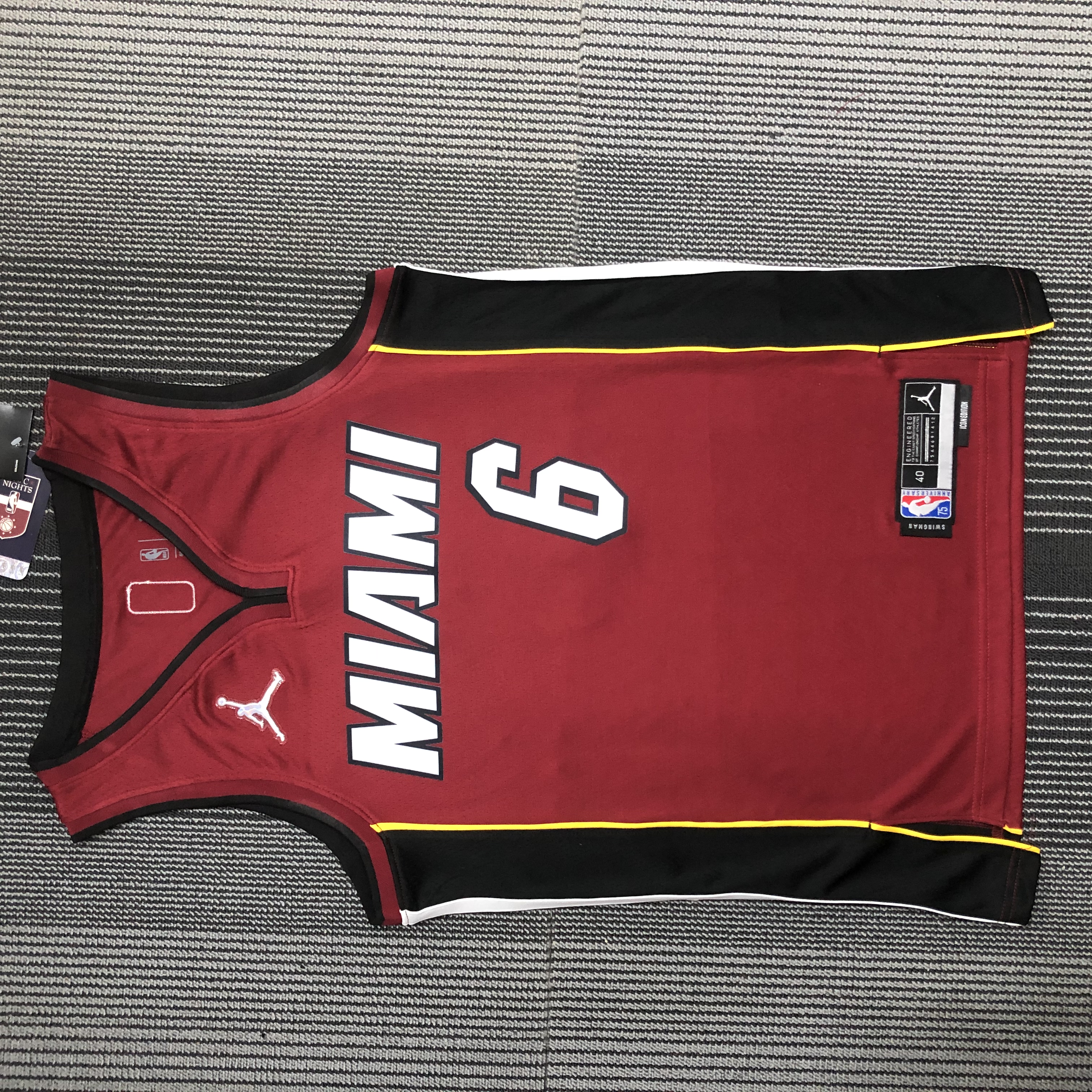 75TH anniversary  Miami Heat Flyer Red  No.6 James