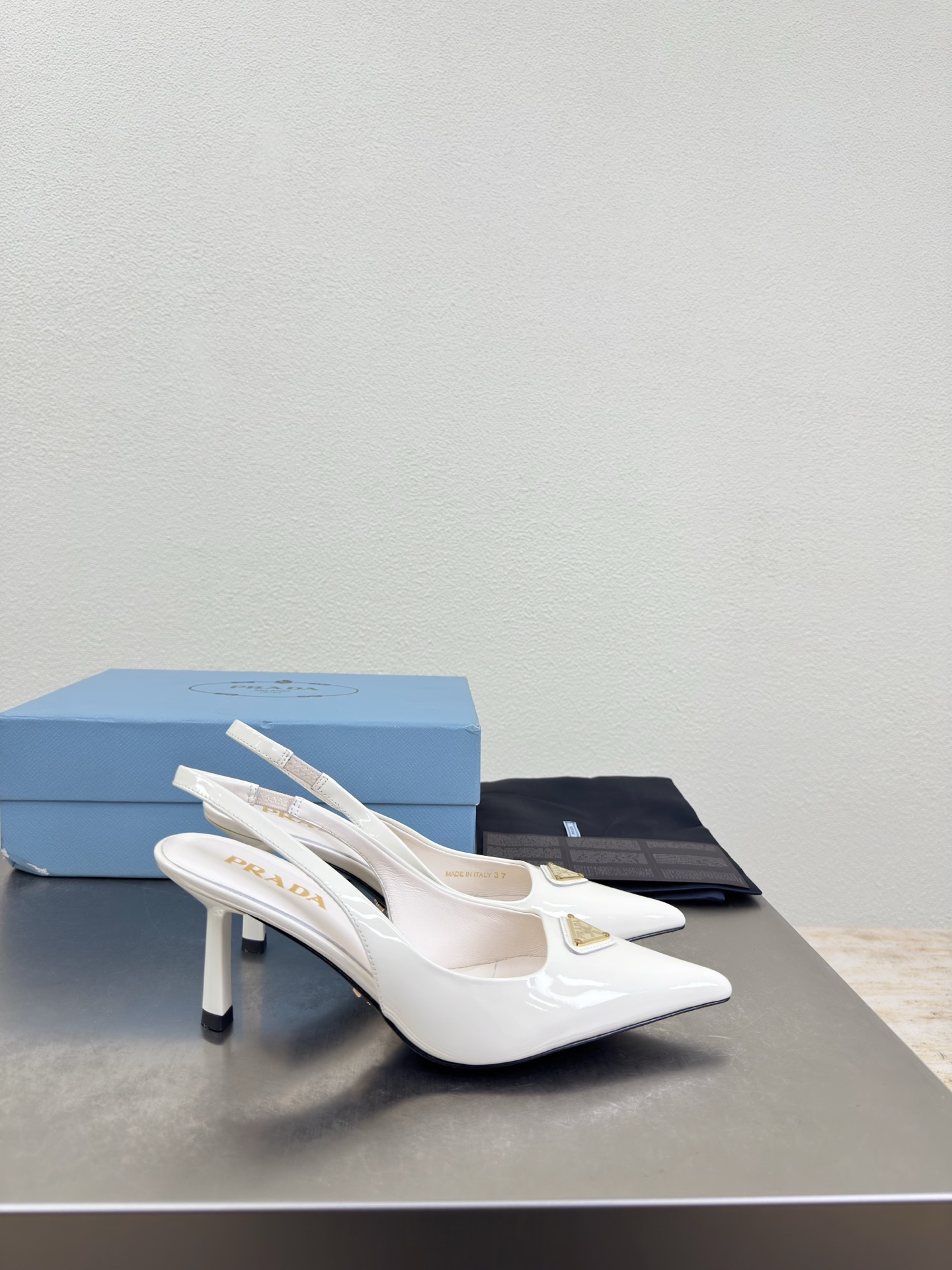 Prada Patent Leather Singback Pump