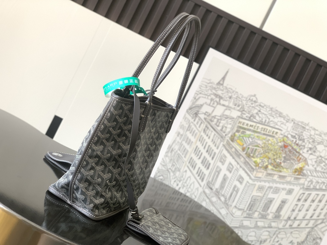 Goyard Anjou Mini Reversible Bag in Grey