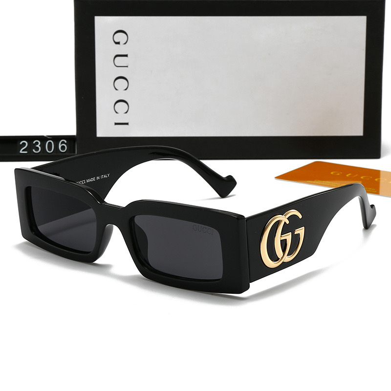 Gucci GG Chunky Rectangular Sunglasses Top quality - KAIROO