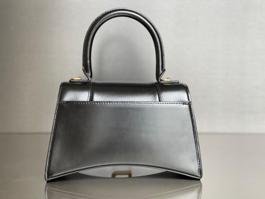 Balenciaga Hourglass Handbag Small in Black