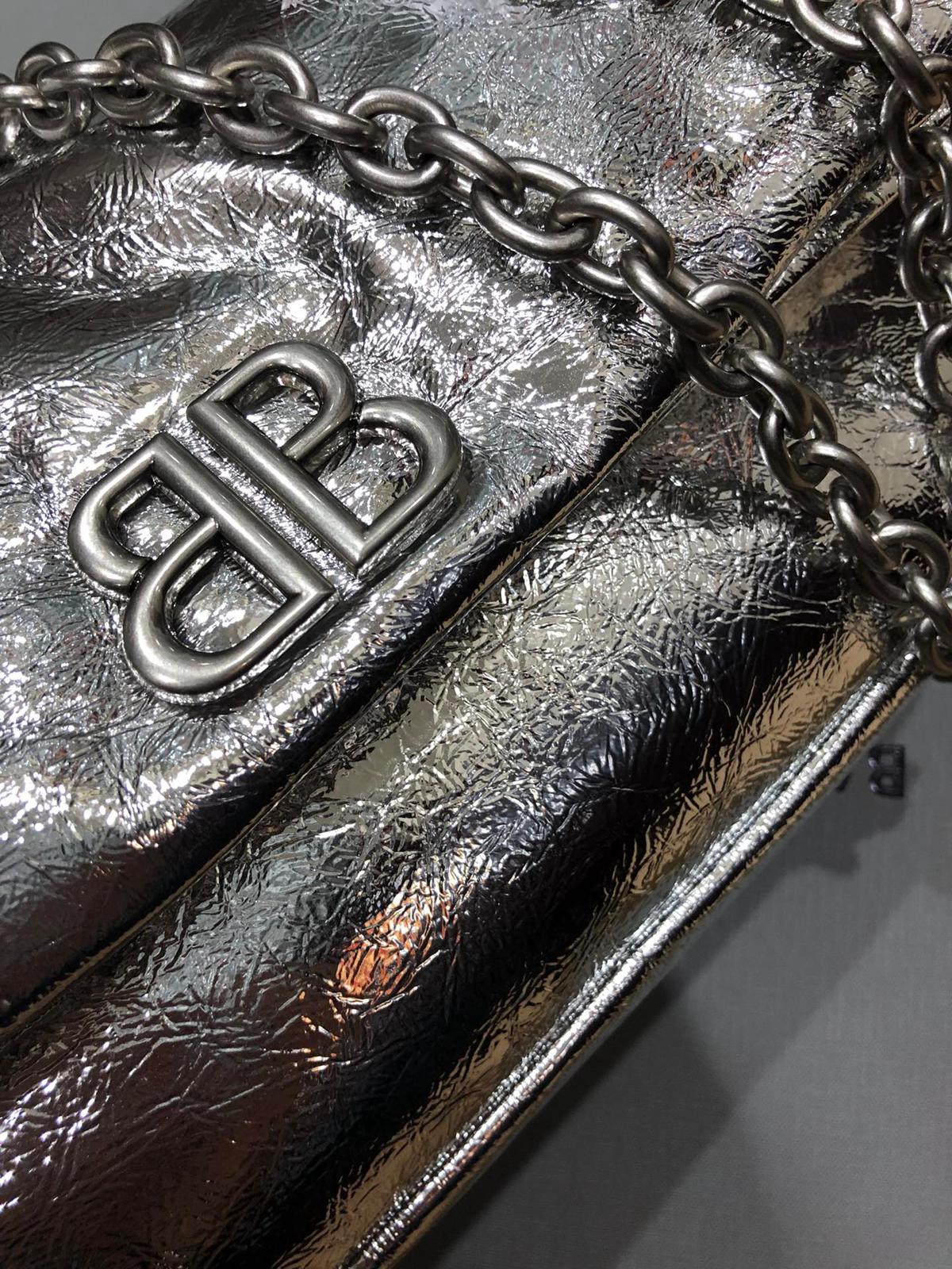 Balenciaga Monaco Silver crossbody bag