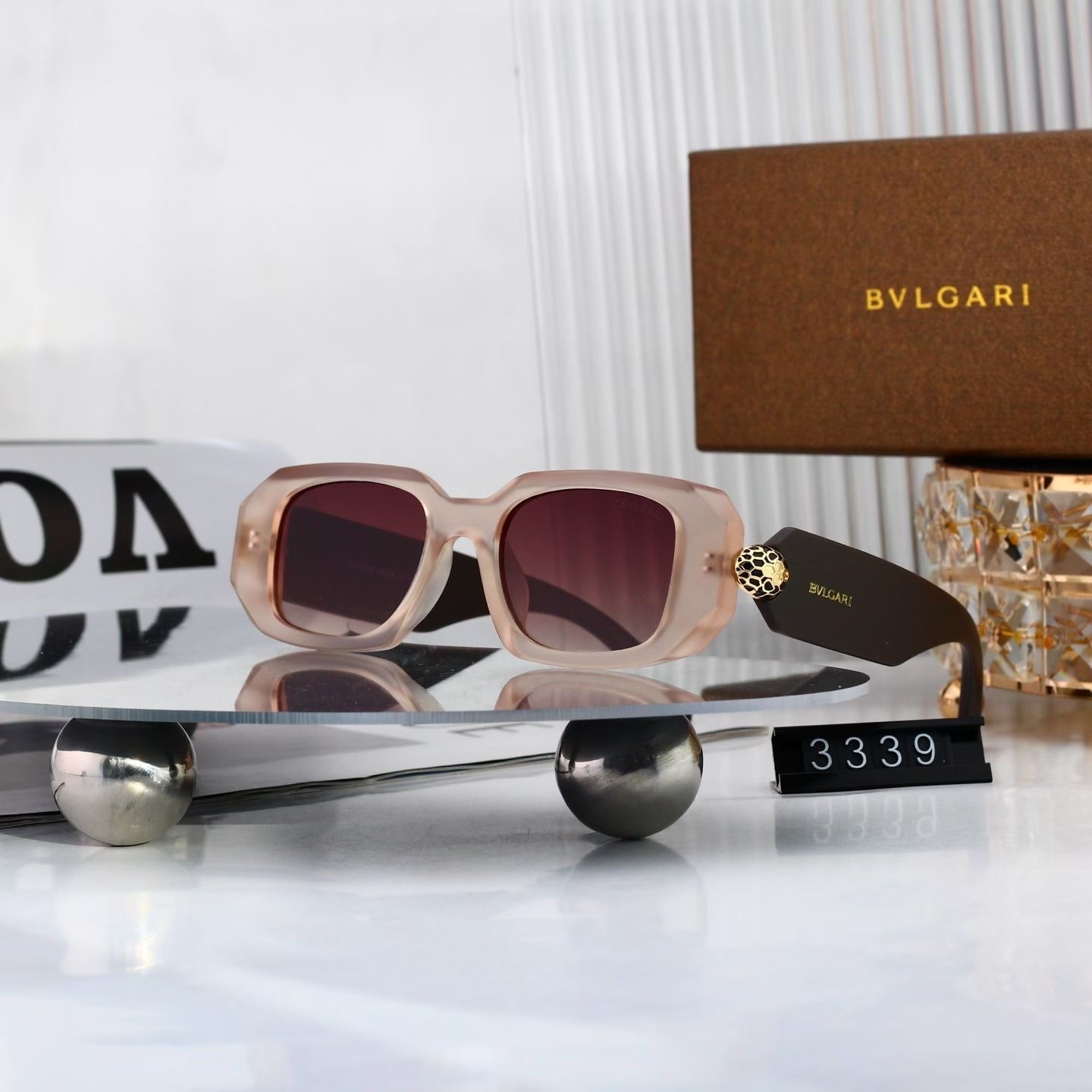 Bvlgari Serpenti Geometric Square Sunglasses - KAIROO