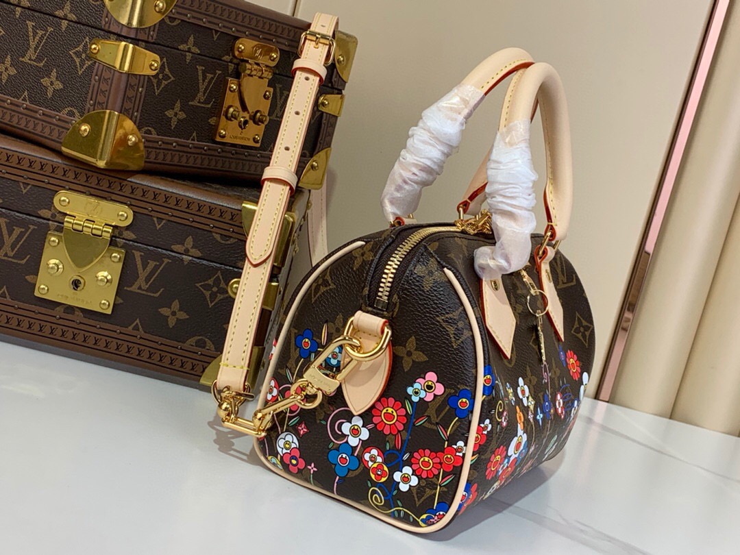 Louis Vuitton  SPEEDY BANDOULIÈRE 20 handbag m46234 M14175 sunflower