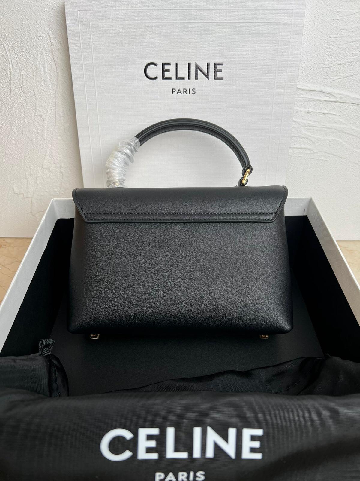 Celine Black Kelly handbag Bags