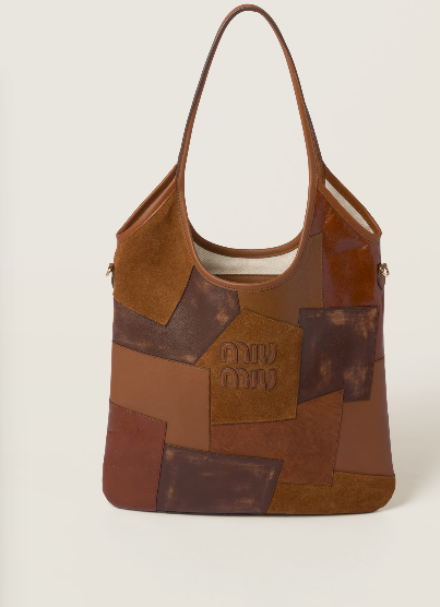 Miu Miu Ivy Leather Patchwork Bag  5BG231