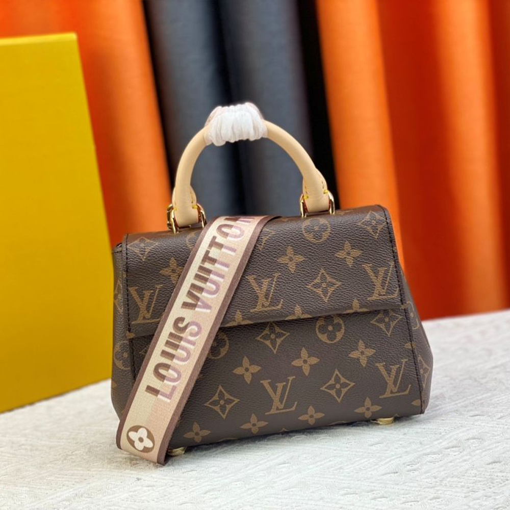 Louis Vuitton LV Cluny Leather Shoulder Crossbody Bag M46055&M46054