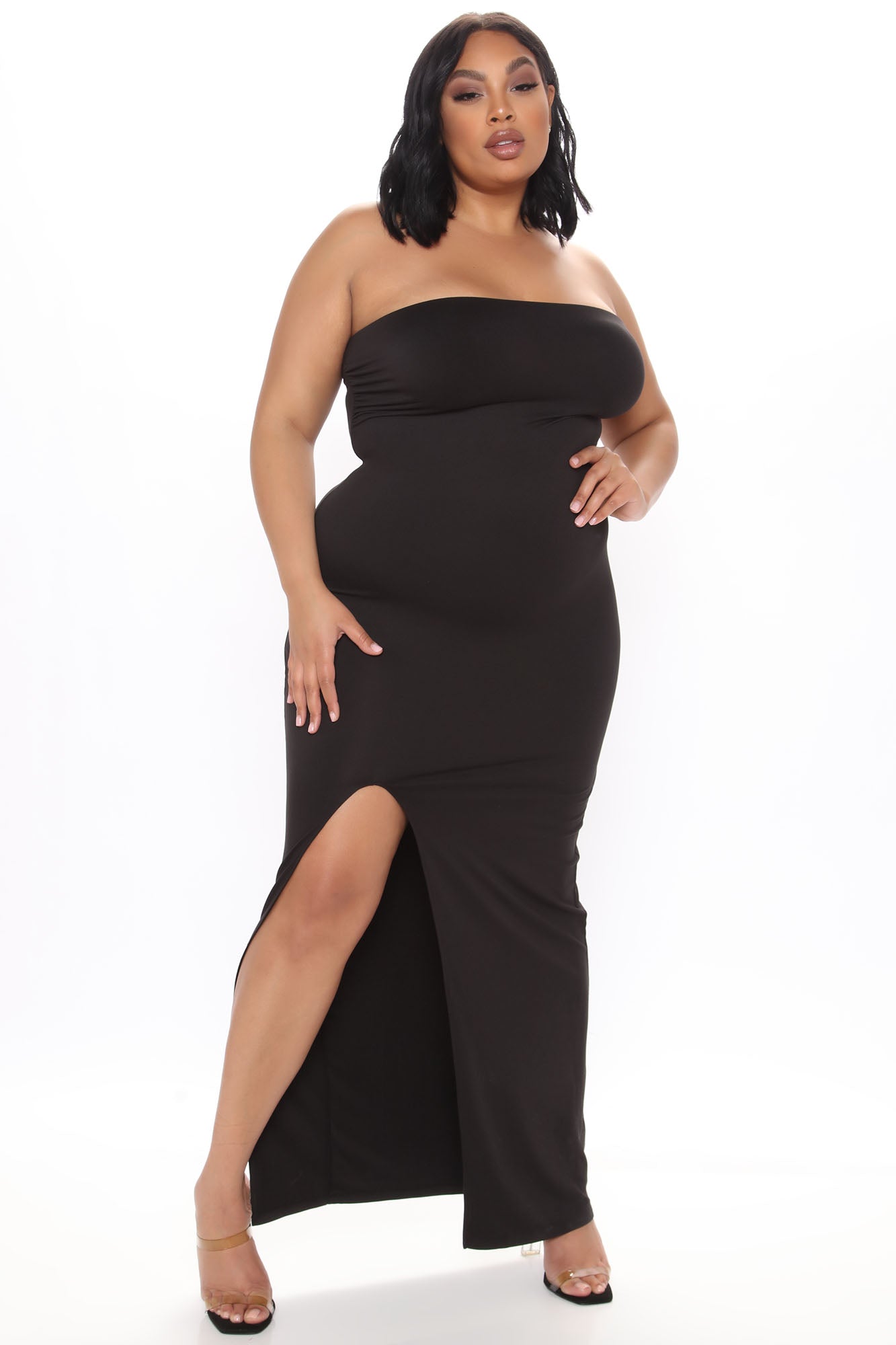 Rayna Tube Maxi Dress - Black