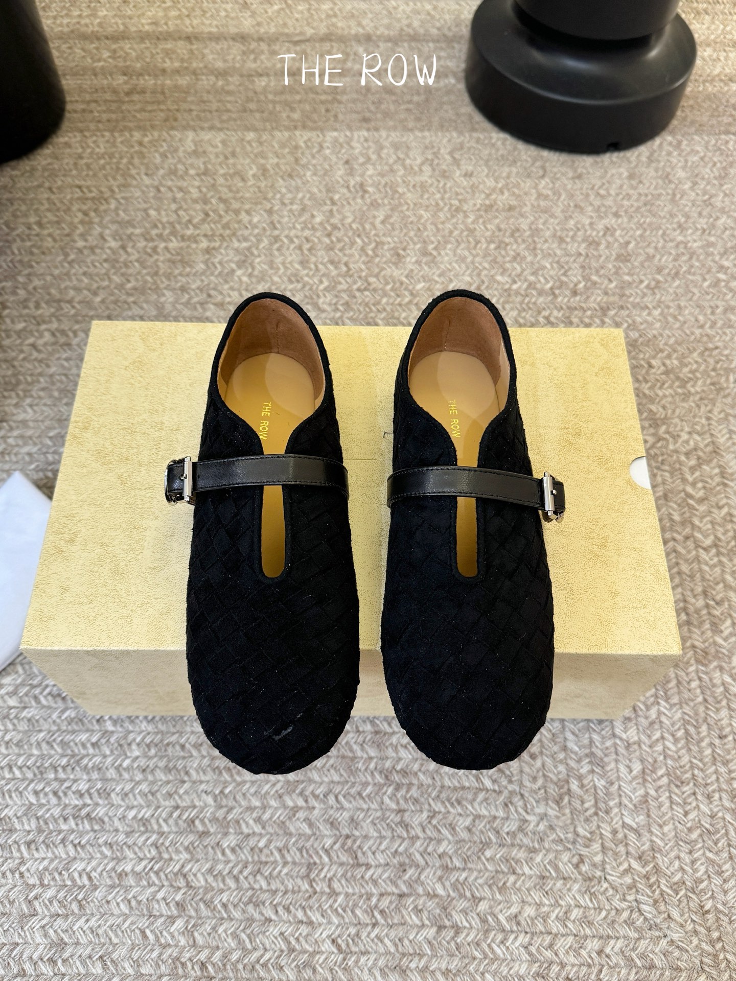 The Row Suede Ballet Flat