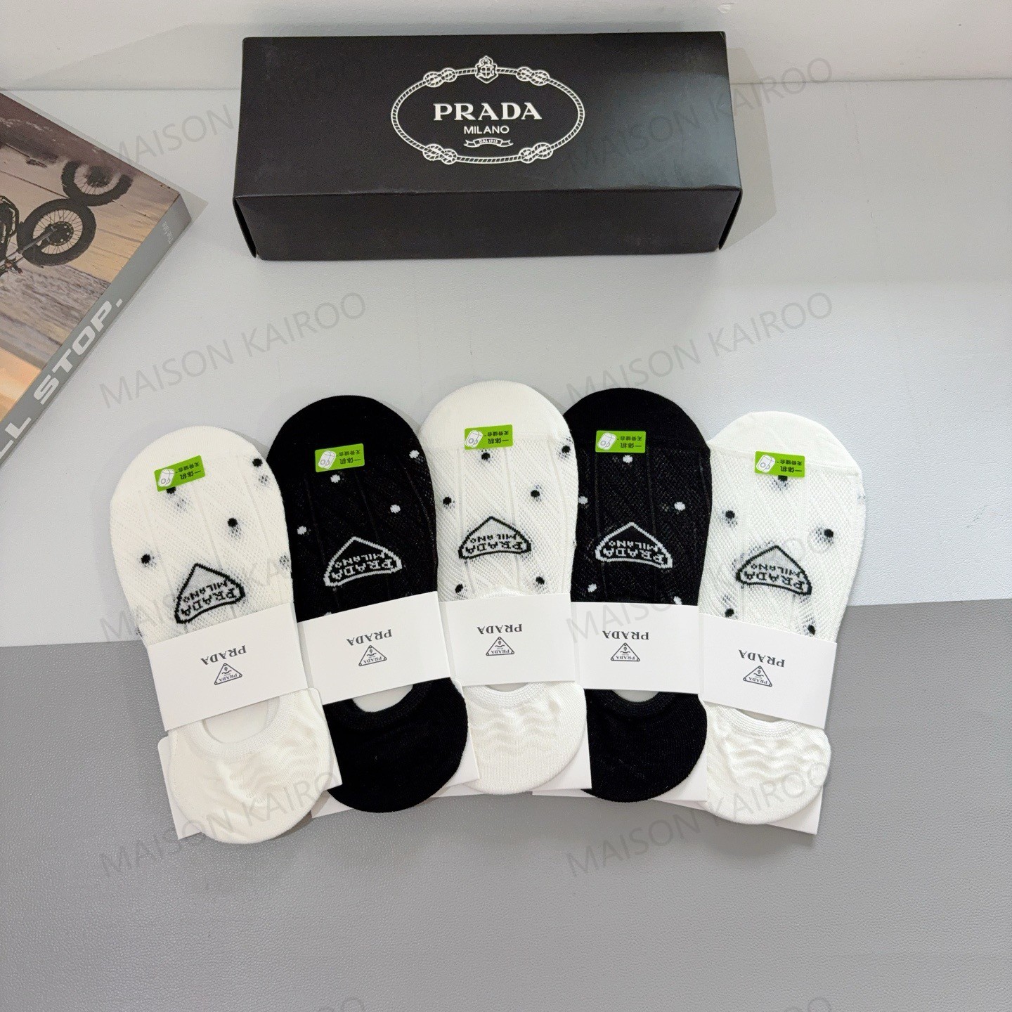 Prada Socks 5-Pack - KAIROO