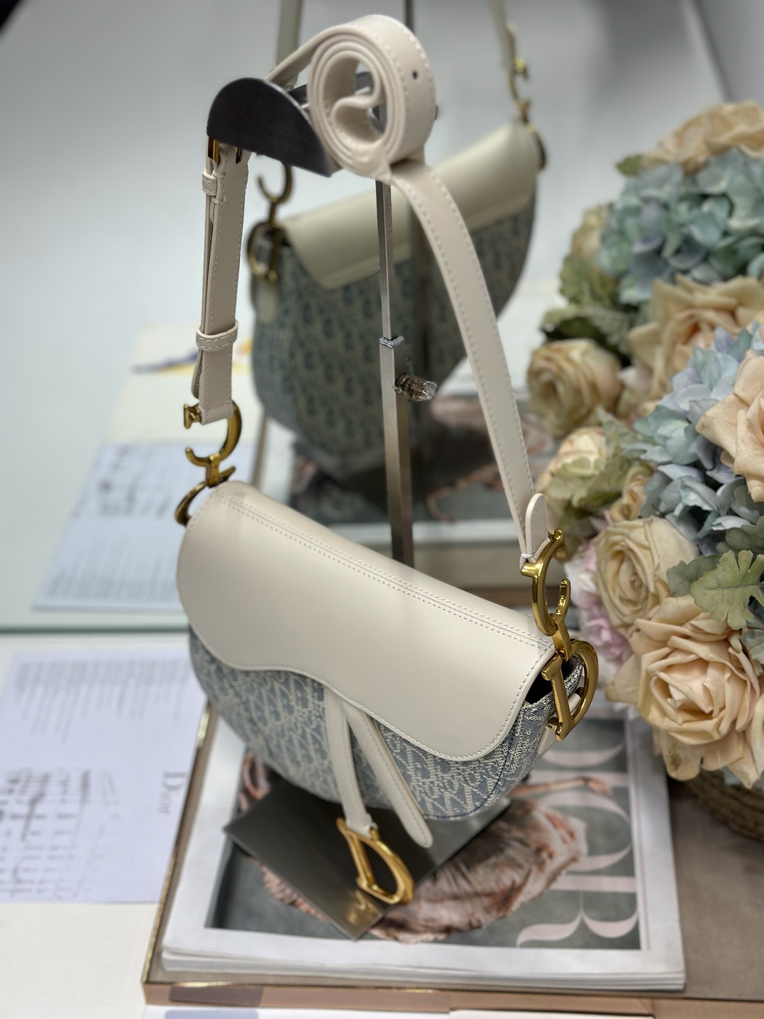 Dior Medium Soft Saddle Shoulder Bag