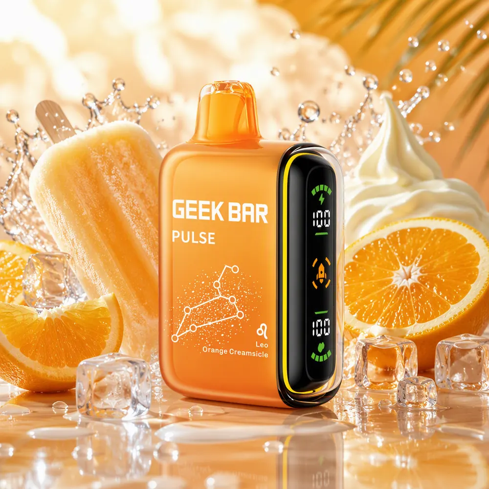 Geek Bar Pulse 15K Disposable Vape - Orange Creamsicle