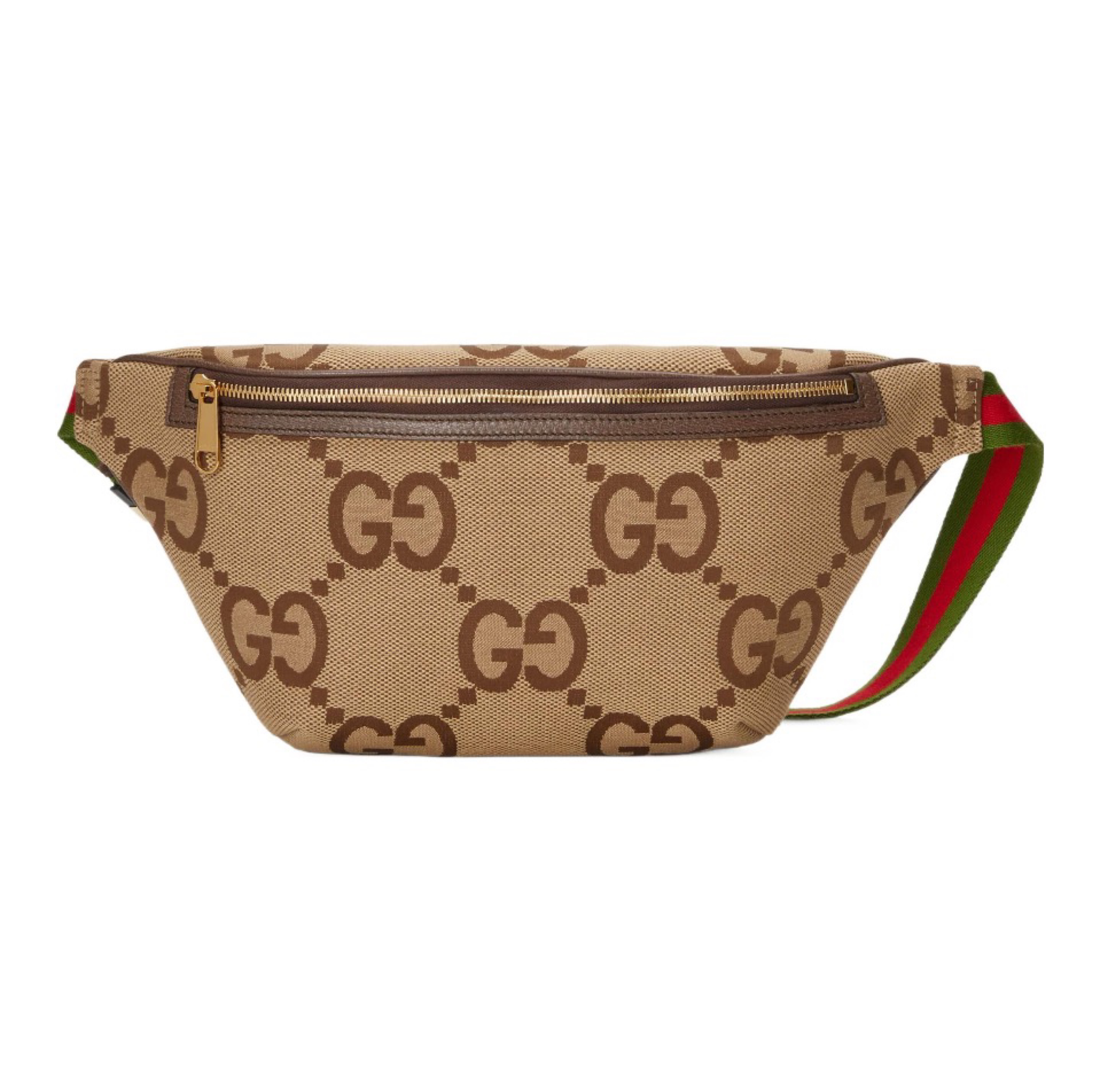 Gucci Canvas And leather Crossbody Shoulder Bag