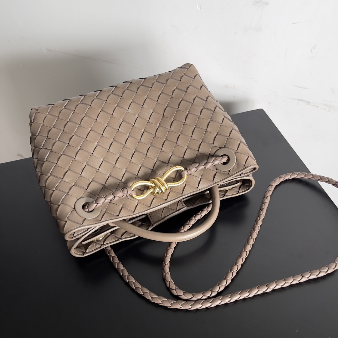 Bottega Veneta Andiamo Fashionable Old Money Style Handbag