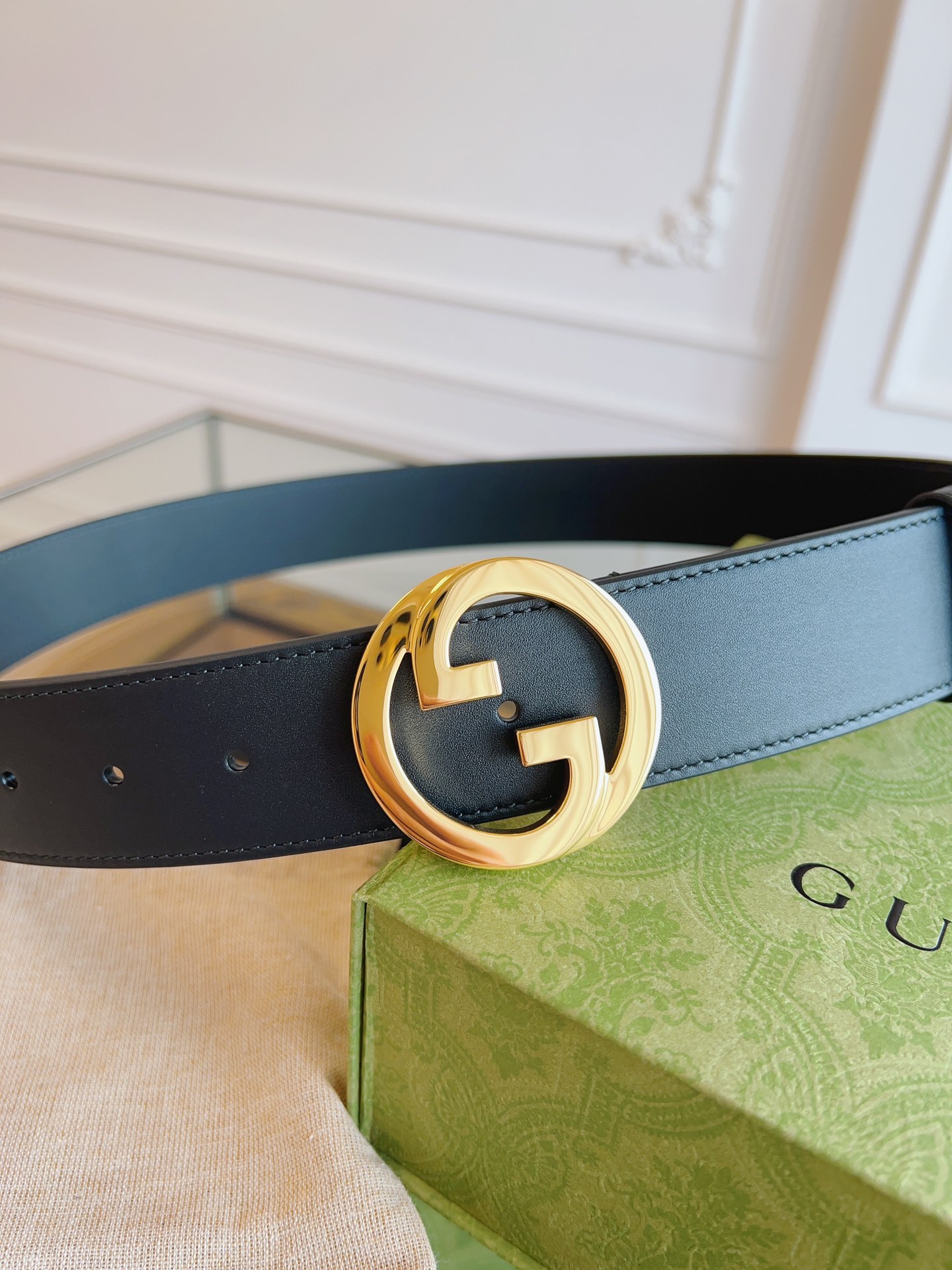 Gucci Blondie Wide Belt 4cm