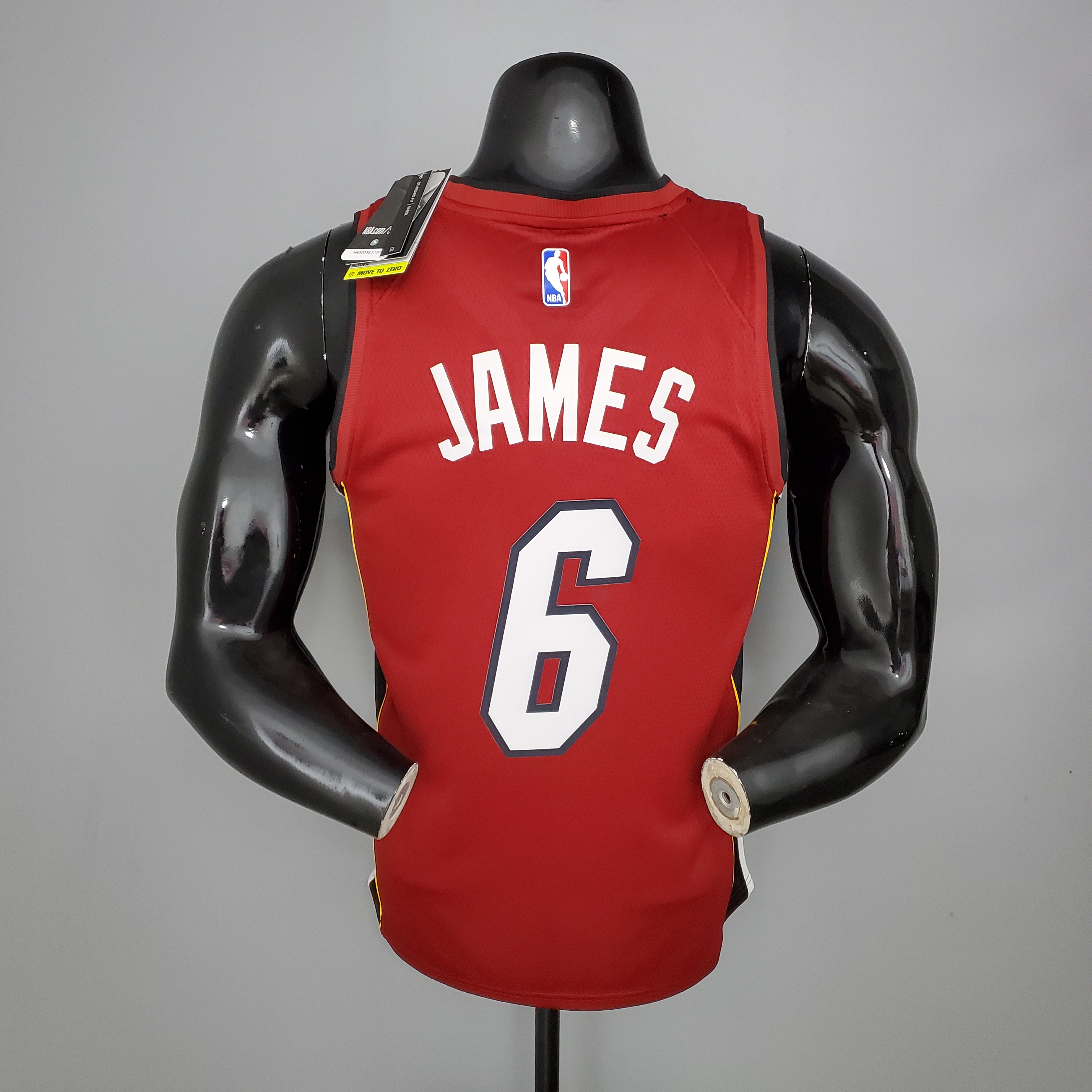 LeBron James Miami Heat Swingman Jersey White