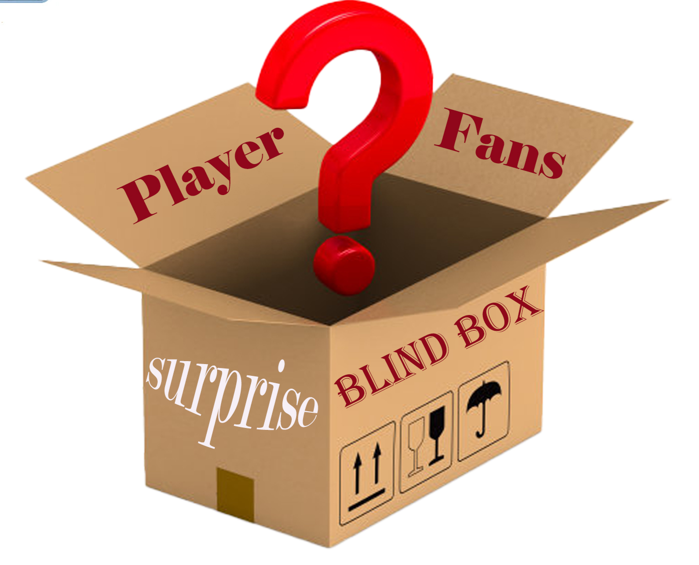 Men's football jersey mysterious box - non customized