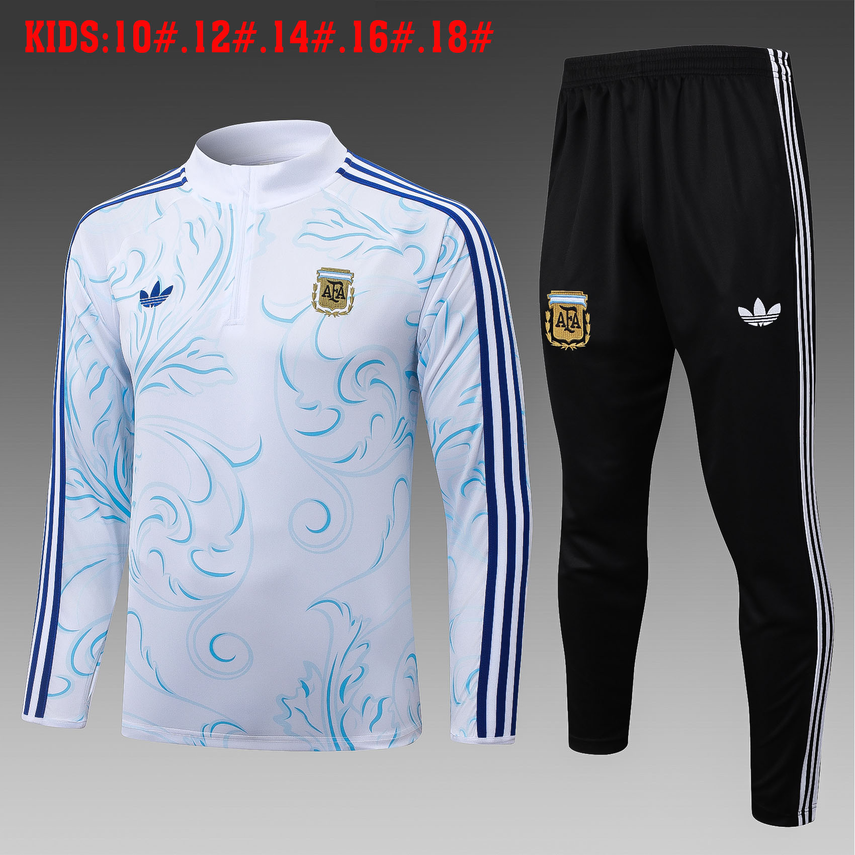 Argentina Kids Training Suit 26/27 | Soc Jersey - Premium Football Jersey
