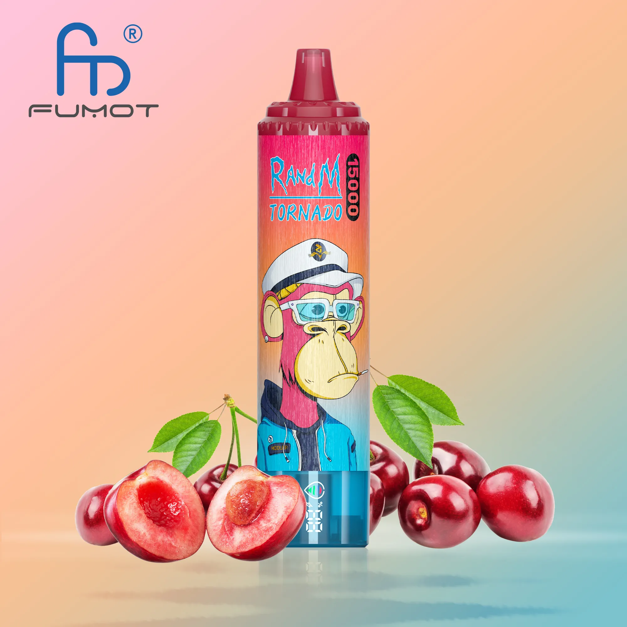 FUMOT Tornado 15K Rechargeable Disposable Vape – Cherry - Vaba Vape-Shop