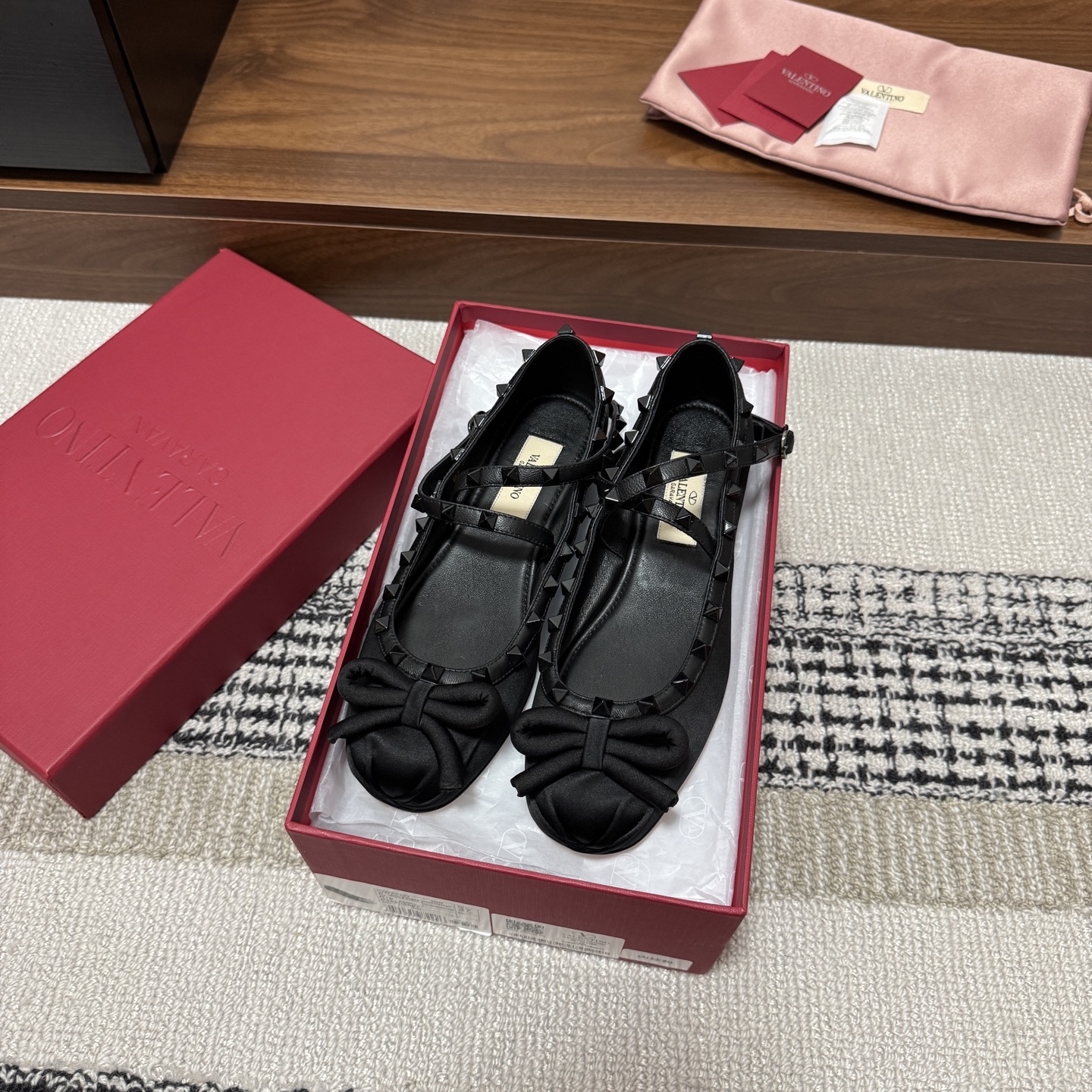 Valentino Rockstud Ballet Flat