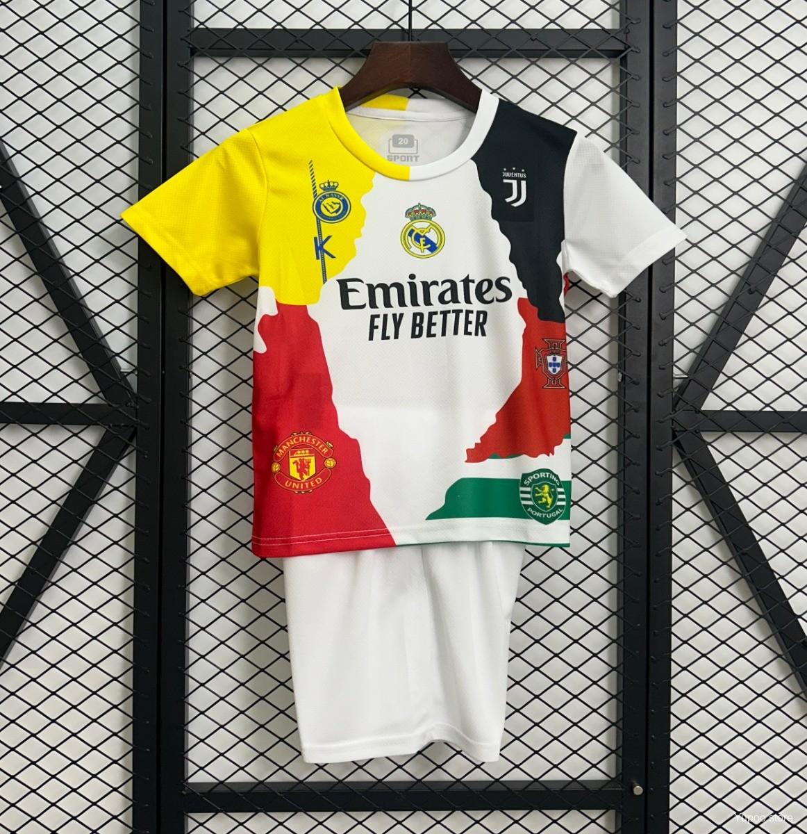 Kids Real Madrid Cristiano Ronaldo 25/26 Special CR7 Jersey