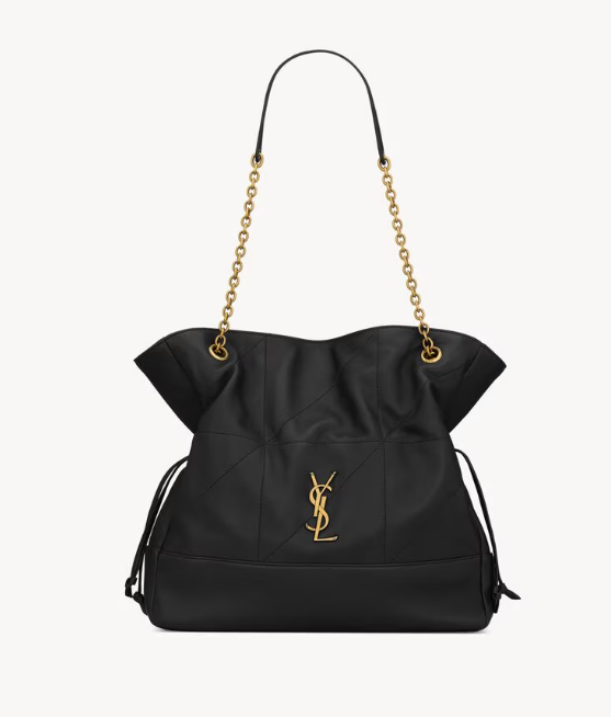 Saint Laurent Black Lambskin Large Jamie Bag 809824