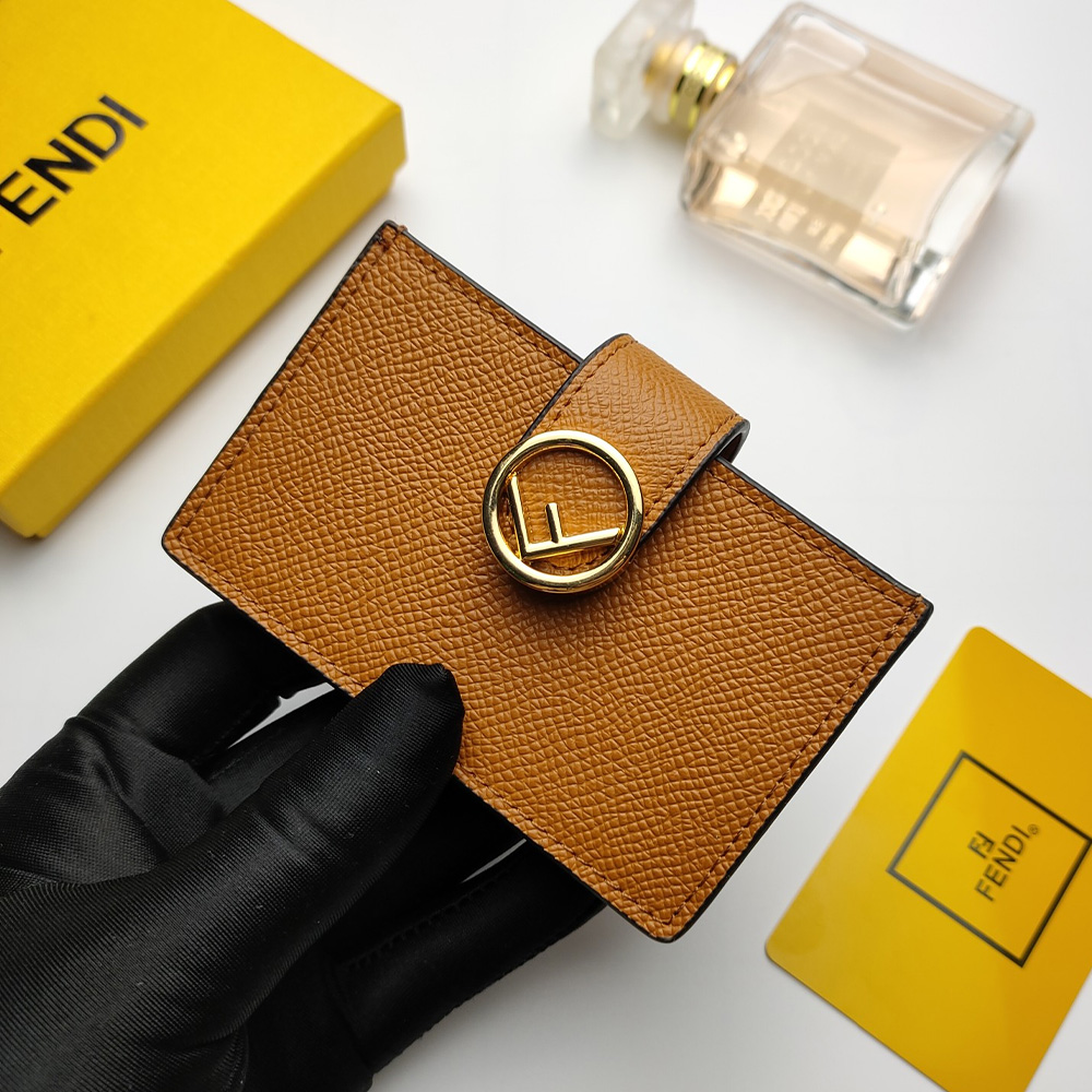 FENDI Calfskin Card Holder wallet
