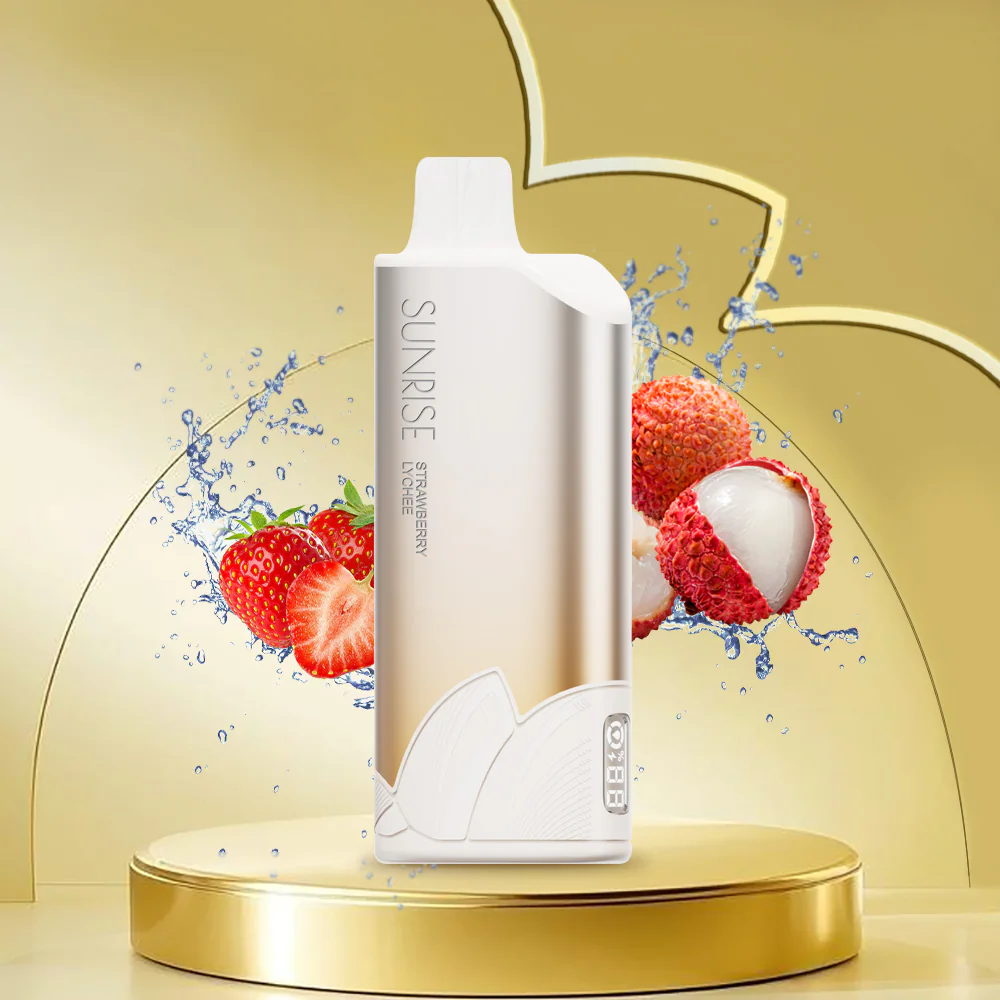 GROO SUNRISE 10K Disposable Vape – Strawberry Lychee - Vaba Vape-Shop
