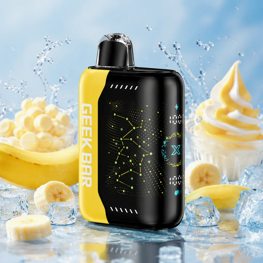 Geek Bar Pulse X 25000 Puffs - Banana Taffy Freeze