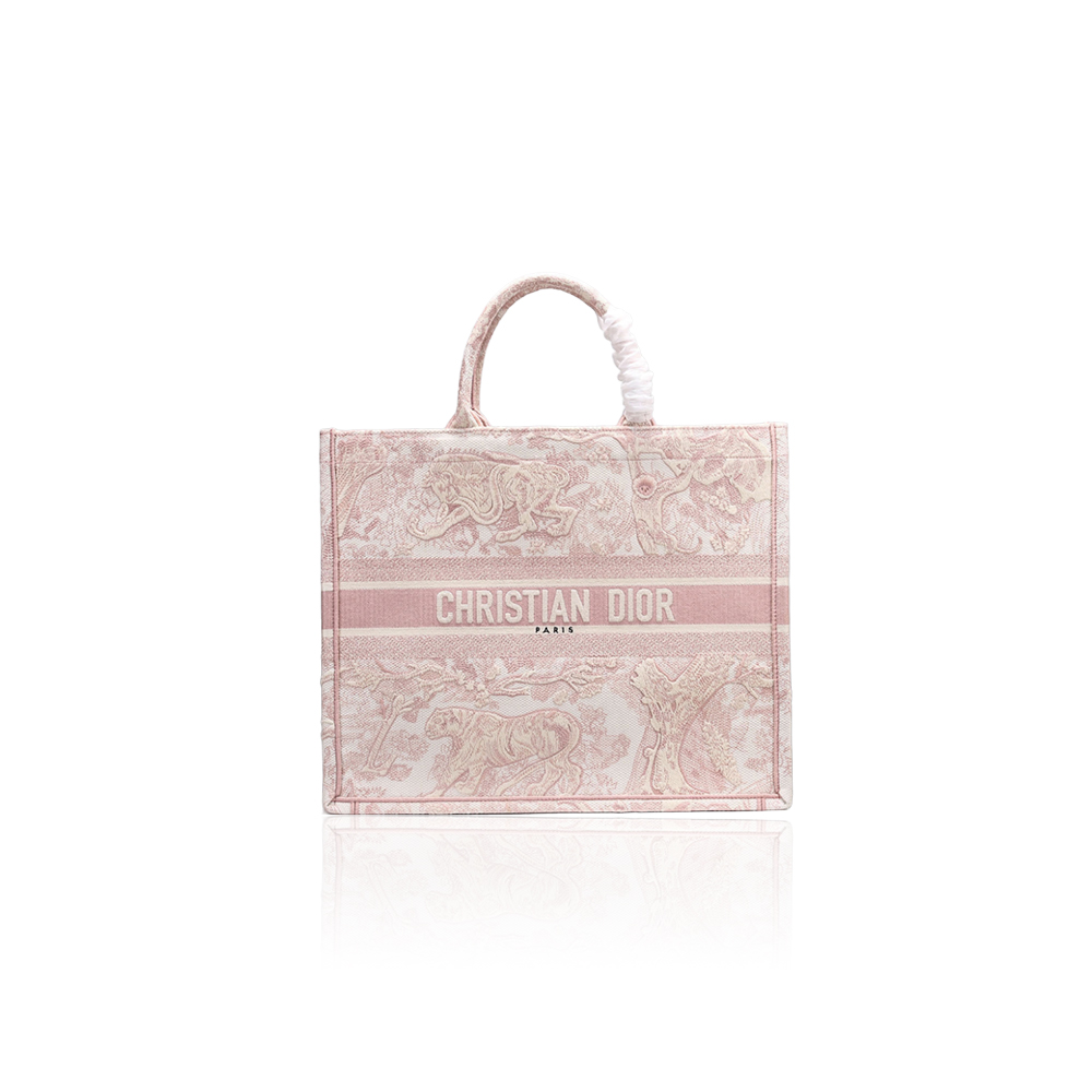 DIOR Large Pink Vintage Tote Bag