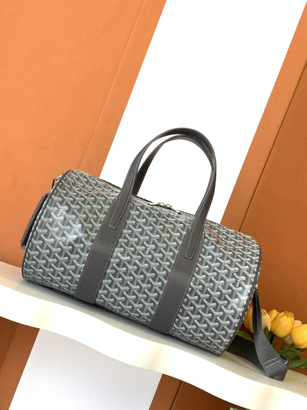 Goyard Bag Barrel  Goyardine 020248