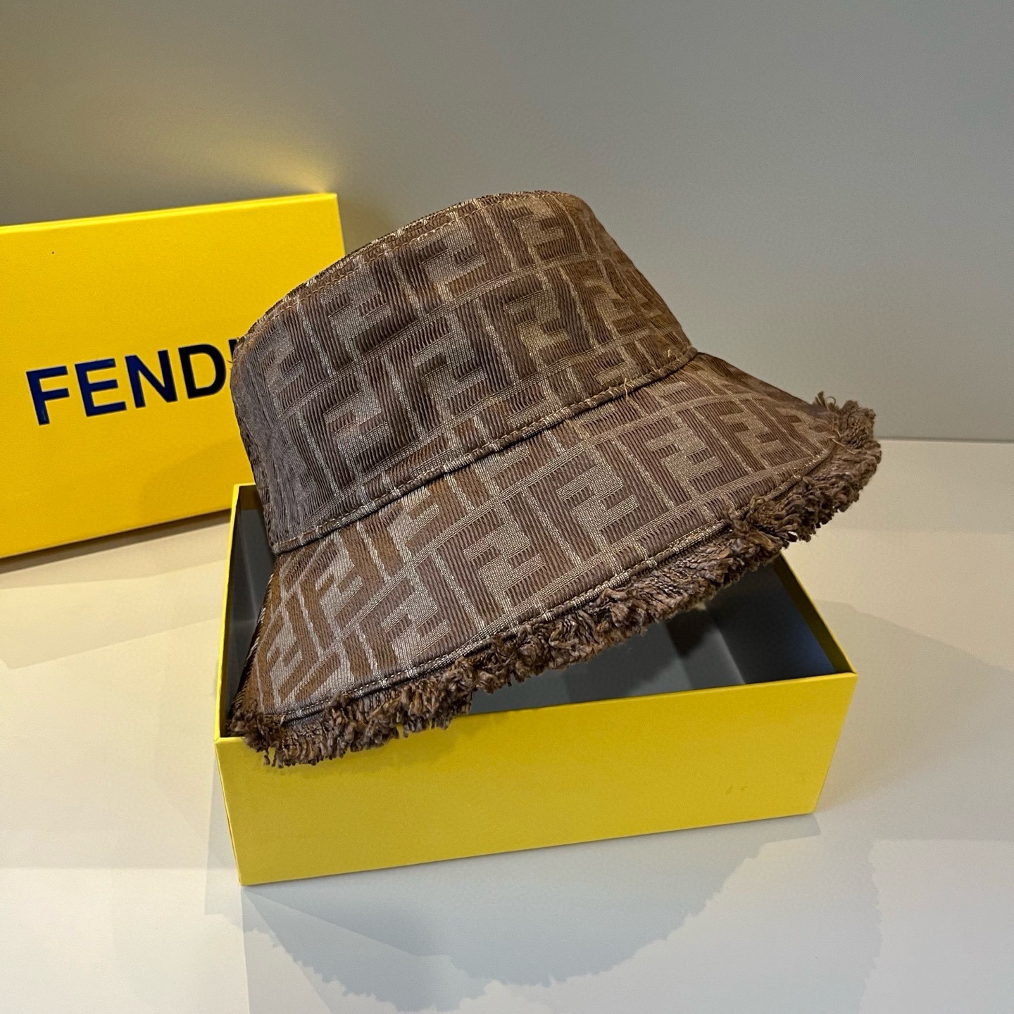 Fendi FF Logo Bucket Hat