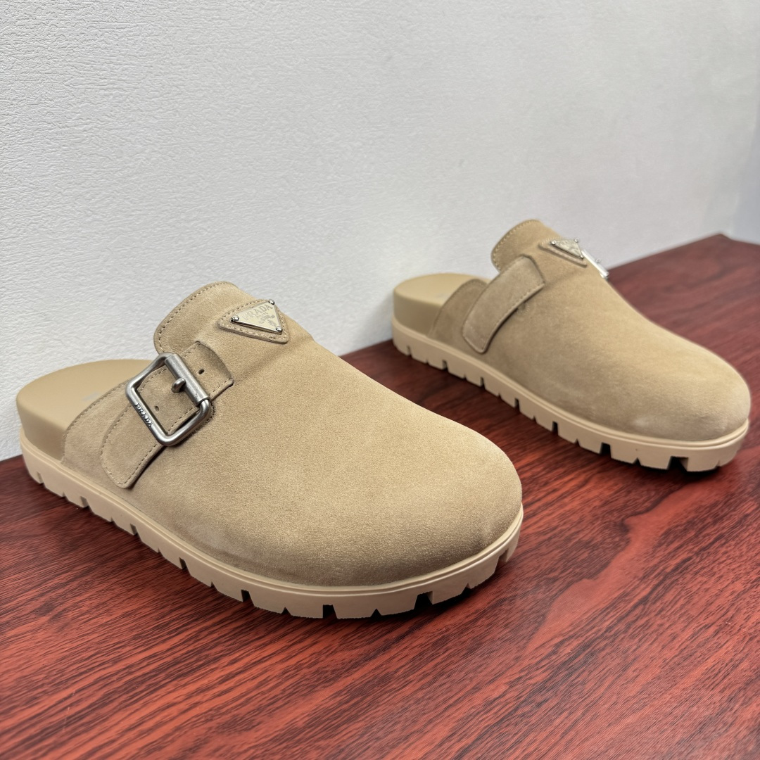 Prada Men's Suede Mule