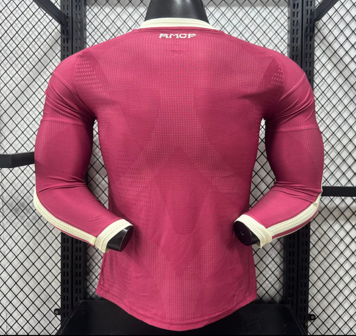 Player Version 26/27 Real Madrid Third Burgundy Red Long Sleeve  Jersey S-2XL - musan